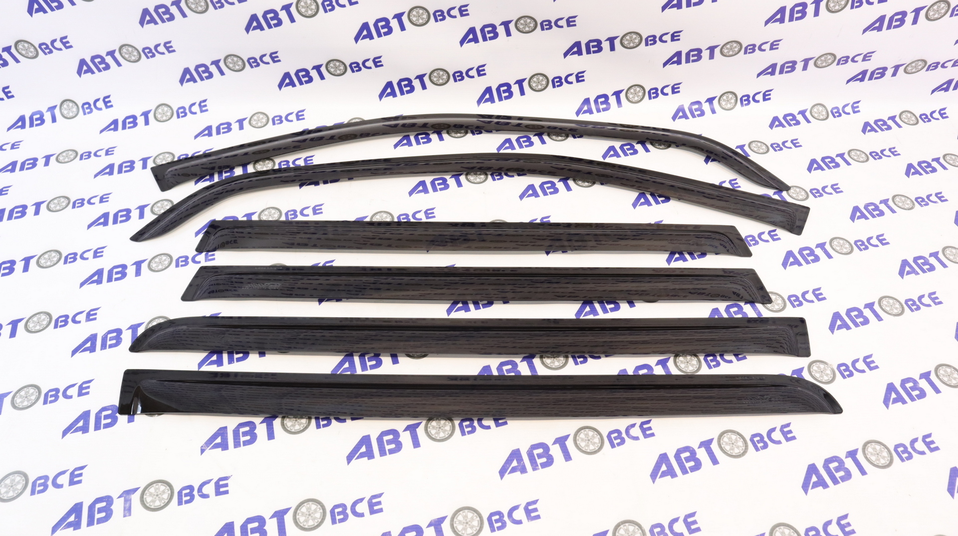 Дефлекторы боковых стекол (ветровики) Largus (комплект 6шт) AIR